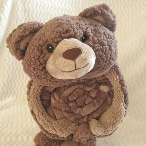 NWT Berkshire Blanket Cuddly Buddies Teddy Bear